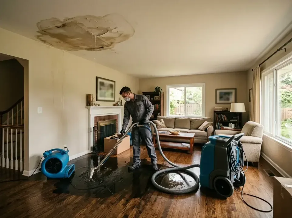 attic-pipe-burst-ceiling-drip-008 — frequently asked questions, Water Damage Restoration & Carpet Care in Summit, MS